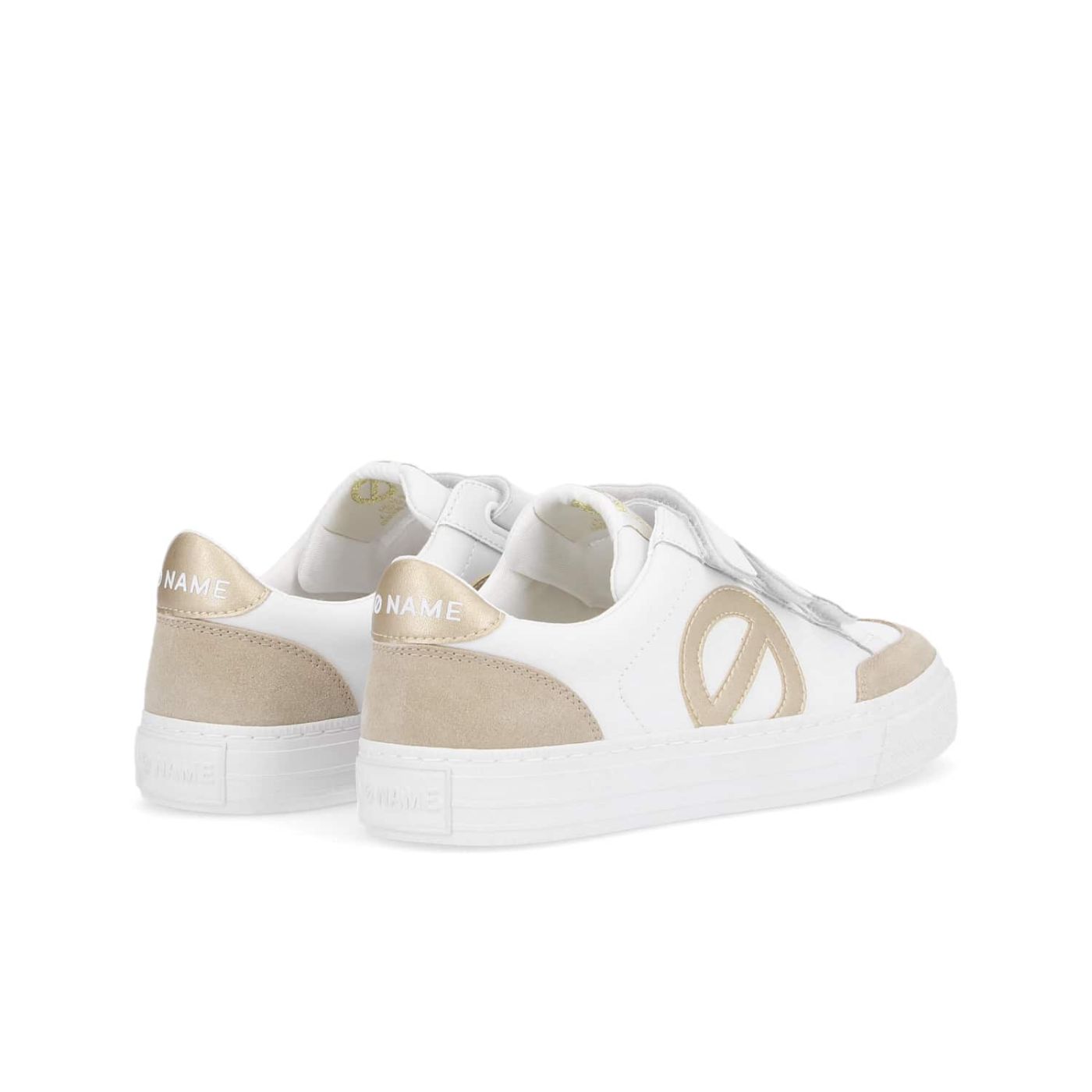 STRIKE STRAPS - NAPPA/CURL - WHITE/GOLD
